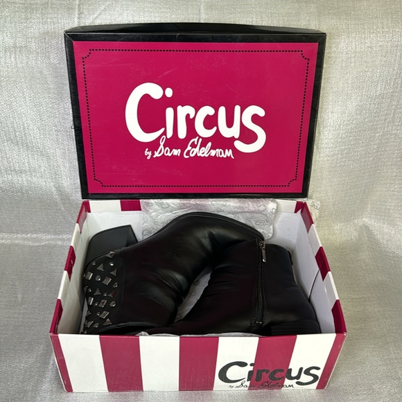 JAIMEE, BLACK MID BOOTS SIZE 81/2 USED IN VERY GOOD CONDITION. - Picture 11 of 11